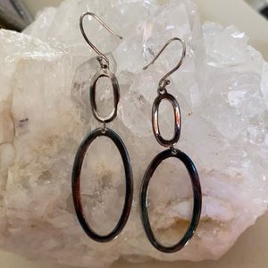 Ippolita Sterling long snowman style earrings